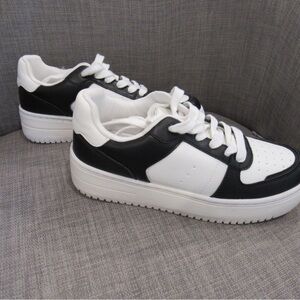 Black and White Sneakers